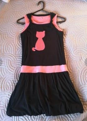 Robe boule chat taille 12 ans